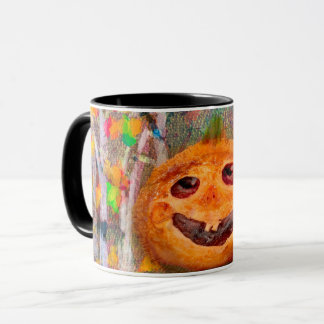 Caneca Torta de Cereja c/ Crosta de Abóbora Halloween