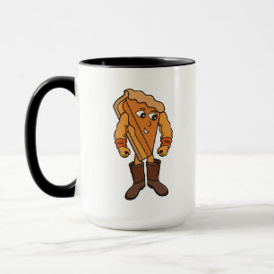 Caneca Torta Forte Usando Botas