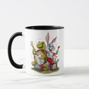 Caneca Tortoise e Hare Rock and Roll
