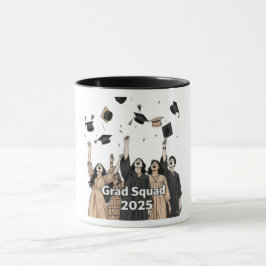 Caneca Toss de Bonés 2025 do Formando Squad