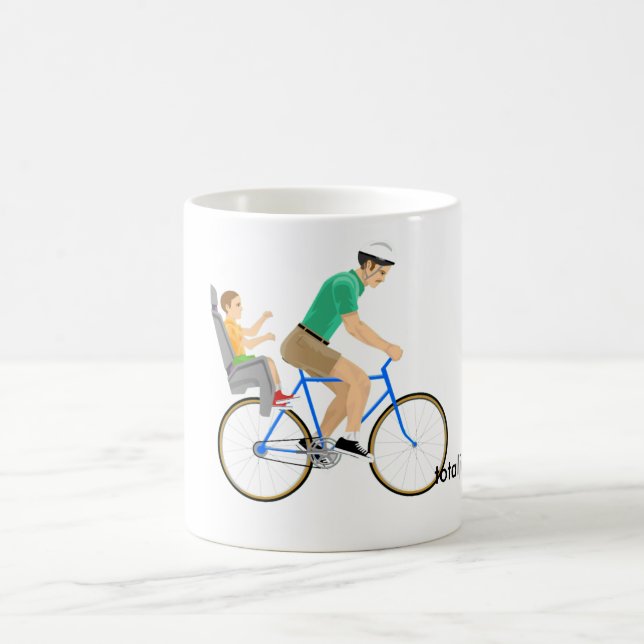 Caneca total de Jerkface [pai irresponsável] (Centro)