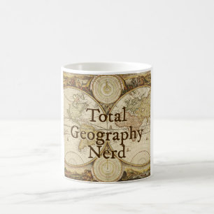 Caneca total do nerd da geografia