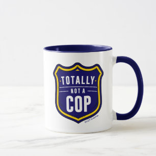 Caneca Totalmente Não É Um Policial