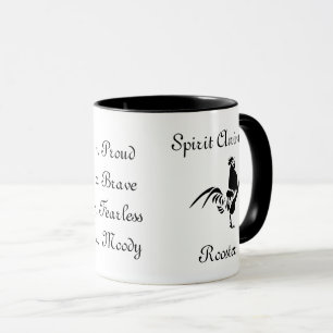 Caneca Totem Spirit Animal Proud Black Rooster 