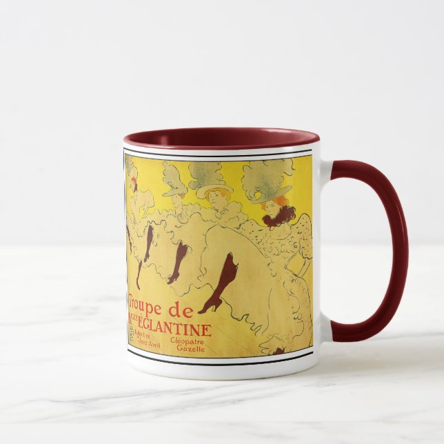 Caneca Toulouse-Lautrec - Dance Troupe (Direita)