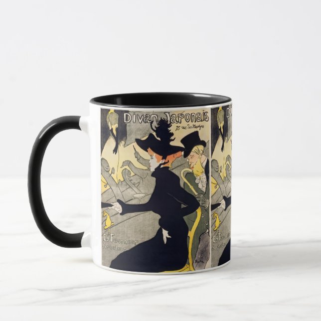 Caneca Toulouse-Lautrec - Divan Japonais (Esquerda)