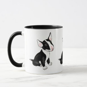 Caneca Touro Negro terrier cachorrinho