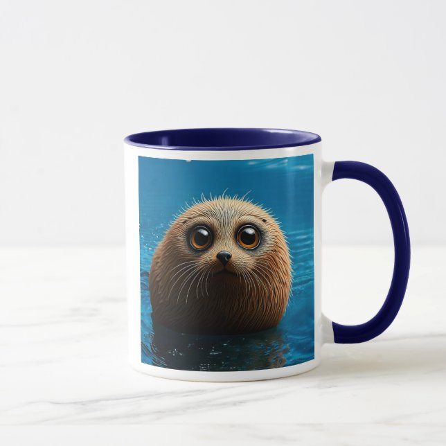 Caneca Tout mignon le bébé phoque. (Direita)