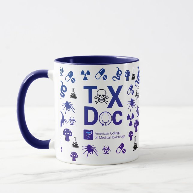 Caneca Tox Doc Mug Blue/Purple (Esquerda)