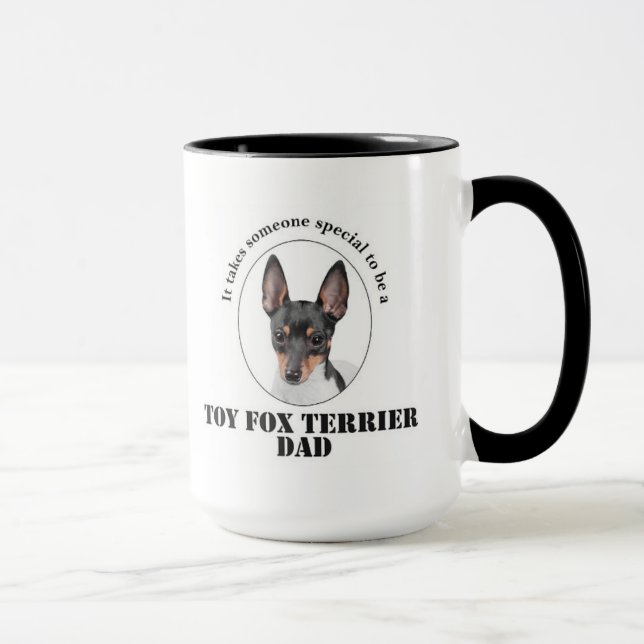 Caneca Toy Fox Terrier Pai Mug (Direita)
