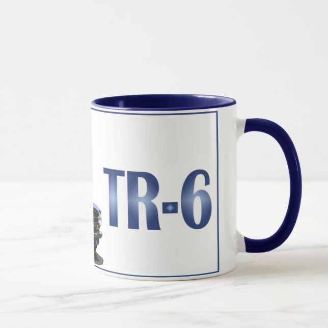 Caneca TR6 azul (Direita)