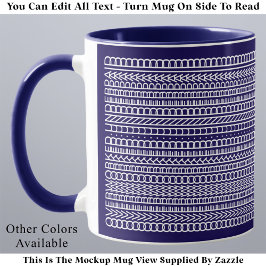 Caneca Trabalhado em Excesso Mal Pago Mensagem Oculta Div