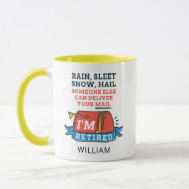 Caneca Trabalhador Postal Aposentado Carteiro Personaliza