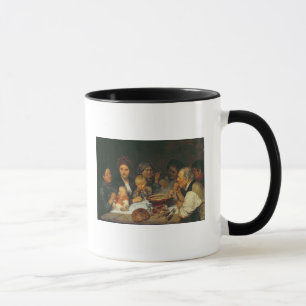 Caneca Trabalhadores em uma mesa, Thueringen, 1875