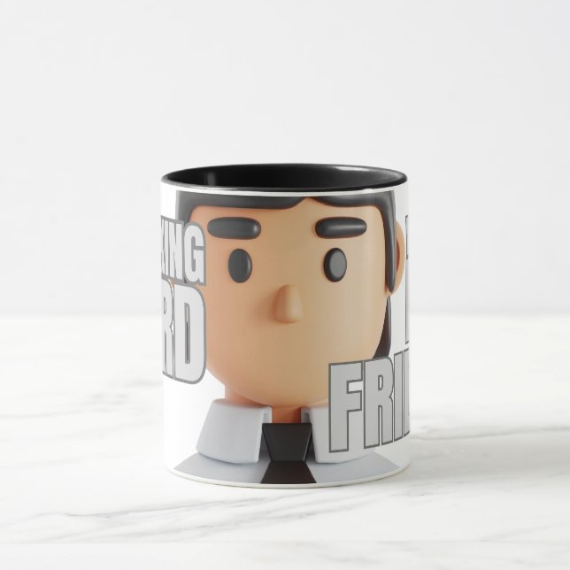 Caneca Trabalhando Duro Esperando a Sexta-feira – Humor n (Centro)