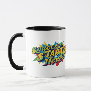Caneca "Trabalho de arte de Ambição Colorida"