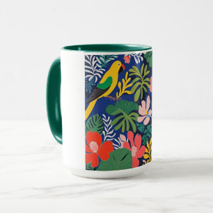 Caneca Trabalho de arte de Expressão Moderna do Jardim Tr