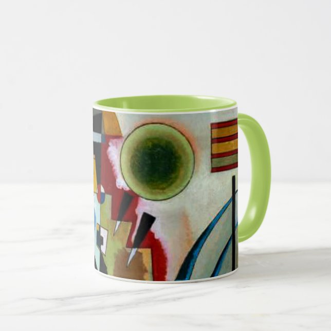 Caneca Trabalho de arte de Kandinsky, Swing, (Frente Esquerda)