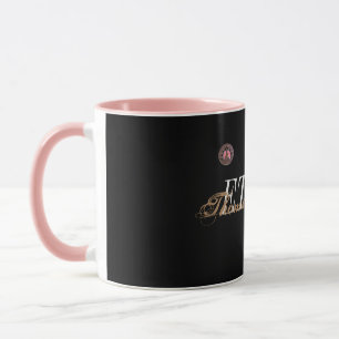 Caneca Trabalho de arte digital Monograma Star