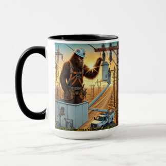 Caneca "Trabalho de Pai" no Polo