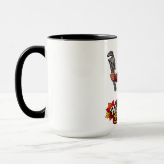 Caneca Trabalho duro personalizado compensa mascote macac
