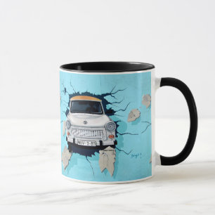 Caneca Trabant German Paper Jaguar Wall Berlin Car Man