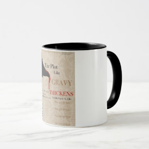 Caneca Traço Como Gravidez Thickens MUG