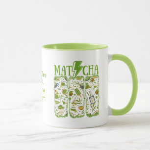 Caneca Traço de Pincel de Relâmpago MATCHA