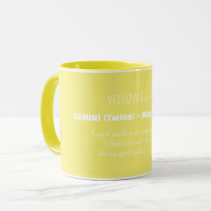Caneca Traços de Personalidade do Signo GEMINI