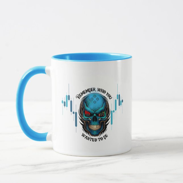 Caneca Trade Motivation | Skull | Remember  (Esquerda)