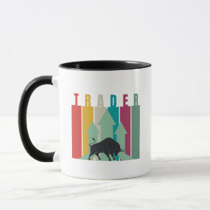 Caneca Trader em alta Design simples