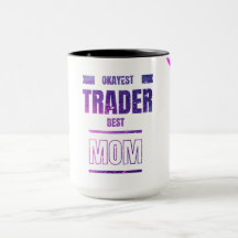 Trader Mãe Mug | Presente para negociantes e inves