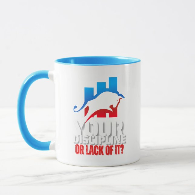Caneca Trader motivation | Bull | Discipline (Esquerda)
