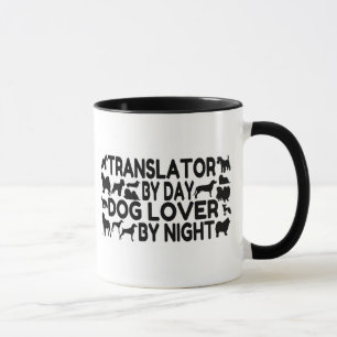 Caneca Tradutor de sobrevoo do cão