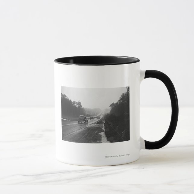 Caneca Tráfego na estrada (Direita)
