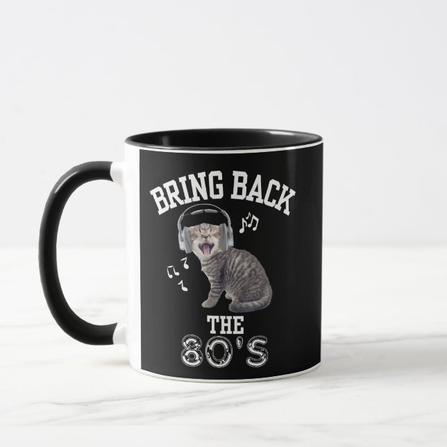 Caneca Traga de volta a Gatinha dos anos 80 (Esquerda)
