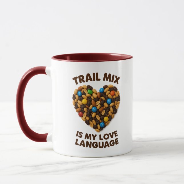 Caneca Trail Mix is my Love Language Premium (Esquerda)