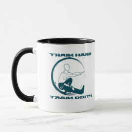 Caneca Trainingsshirt, Train hard, train dirty Motivation