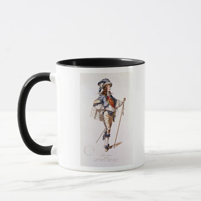 Caneca Traje o design para "Don Juan" por Moliere (Esquerda)