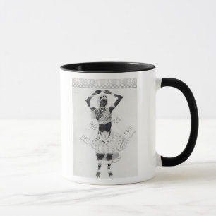 Caneca Traje o design para "Le Dieu Azul", 1912