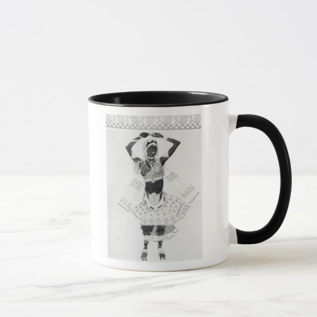 Caneca Traje o design para "Le Dieu Azul", 1912 (Direita)
