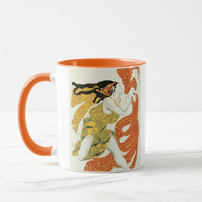 Caneca Traje o design para um bacchante 'em Narcisse (Esquerda)