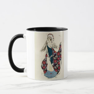 Caneca Traje o design para uma mulher, de Judith, 1922