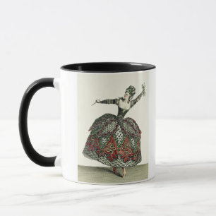 Caneca Traje para uma fúria em "Iphigenia em Tauris" e e