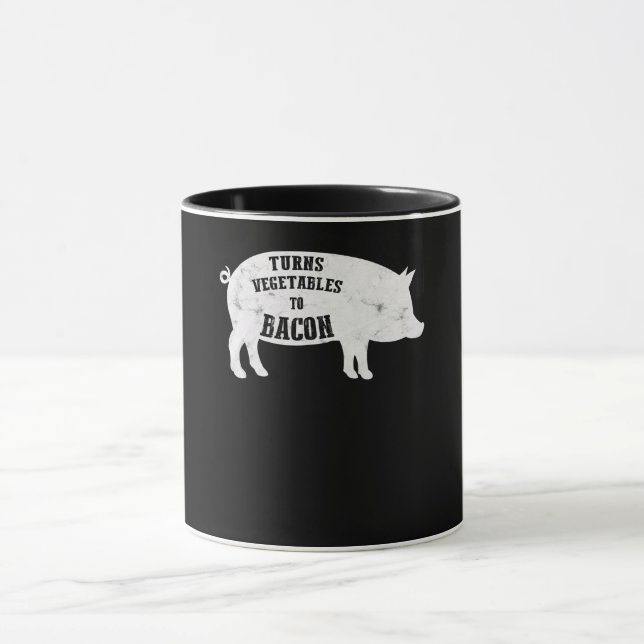 Caneca Transforma Vegetais Em Bacon | CHURRASCOS Engraçad (Centro)