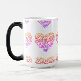 CANECA TRANSMUTAÇÃO - CORAÇÃO CORES SINGELAS