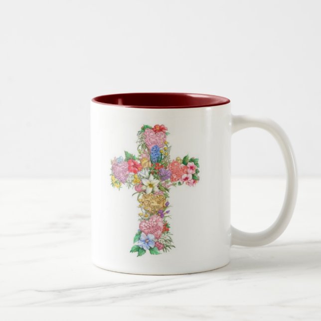 Caneca transversal - amor, esperança, fé (Direita)