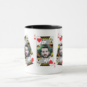 Caneca Tratar Pai Como Colagem de Fotos Personalizada de 