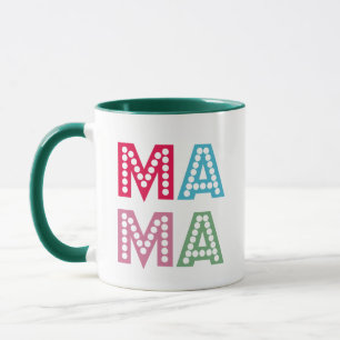 Caneca Trate a mãe para a caixa de mama exclusiva - Café