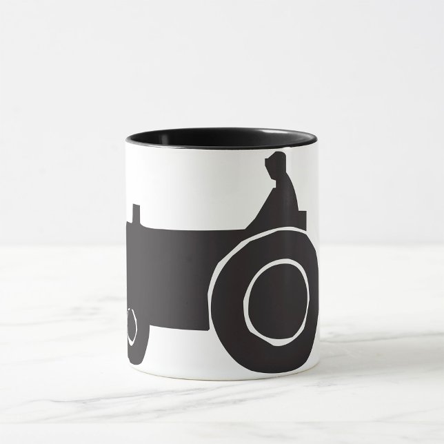 Caneca Trator Silhouette Mug (Criador carregado)